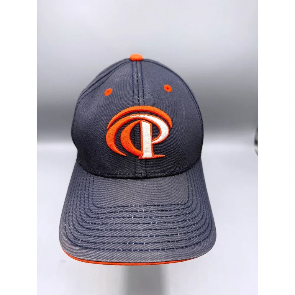 The Game Pepperdine Waves Mens Navy Orange Adjustable Baseball Cap Hat One Size